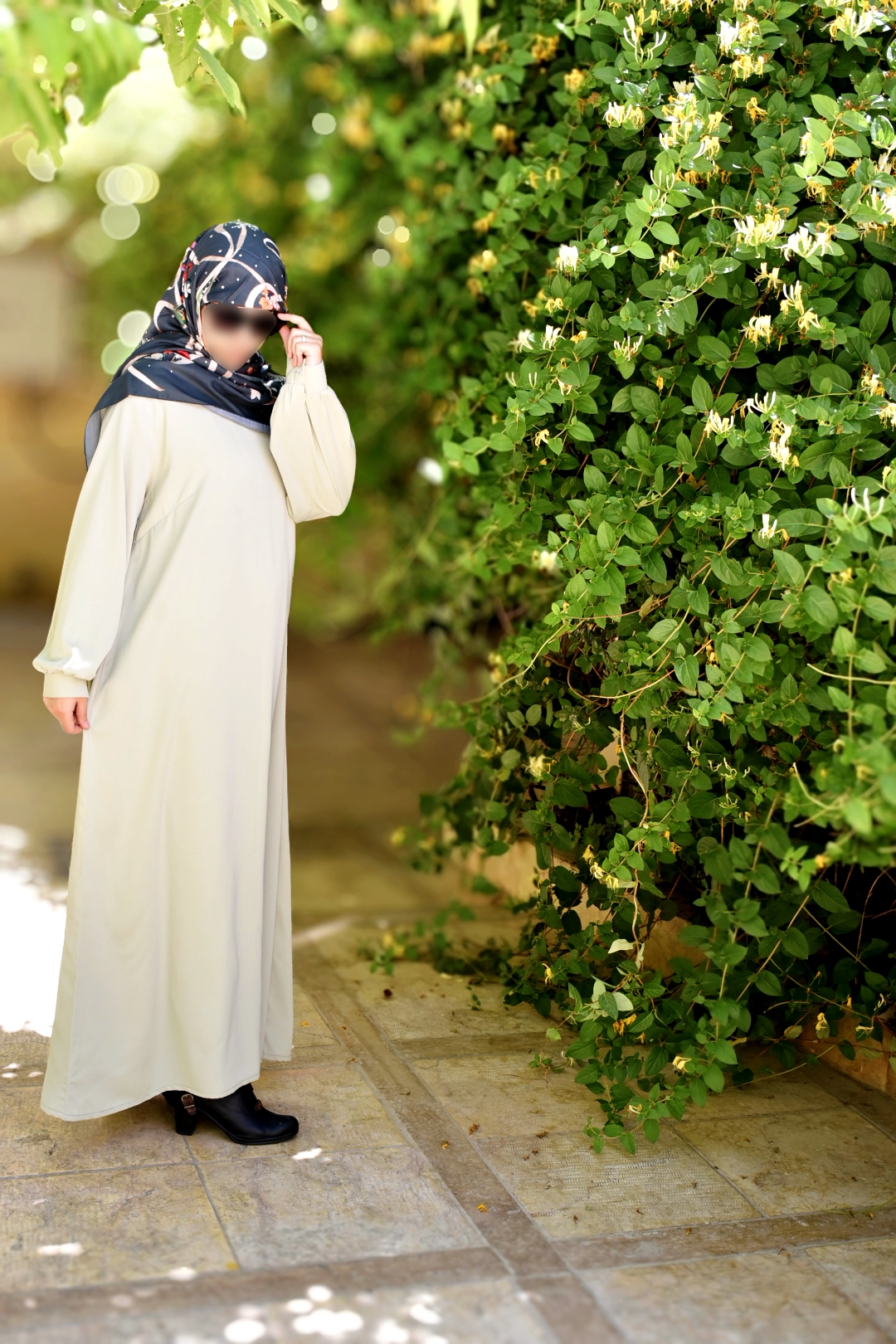 عبا سارا سوپر الیزه سبز پسته‌ای قد ۱۴۰