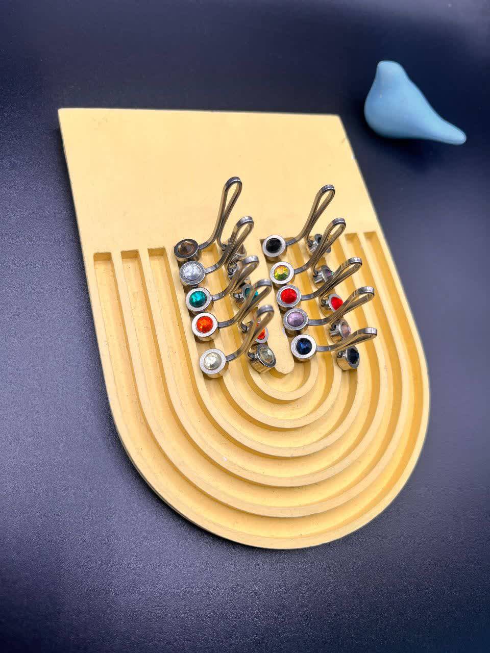 گیره روسری استیل الماس بسیار محکم