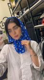 روسری نخ بچه گانه طرح بابونه سایز ۷۰