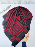 روسری سوپر نخ طرح چفیه سایز ۱۳۰