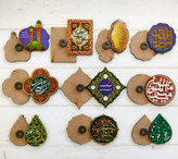 مگنت یخچالی طرح غدیری چوبی