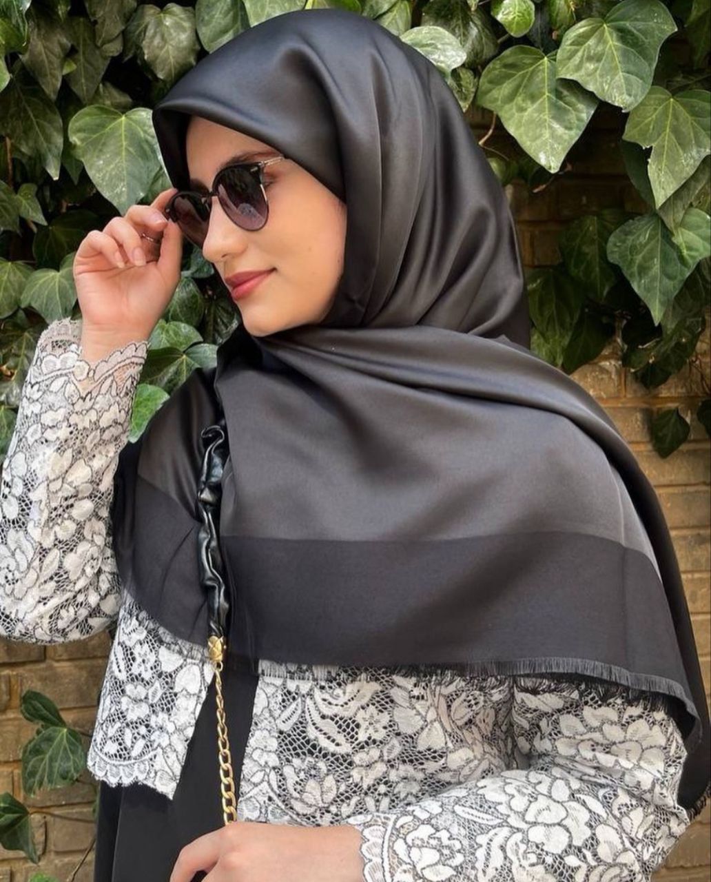 روسری بامبو ریشه پرزی سایز ۱۴۰
