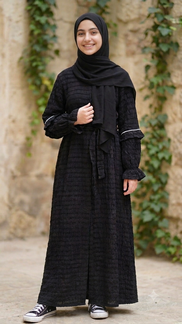 عبا نوجوان کوک دوزی نخی