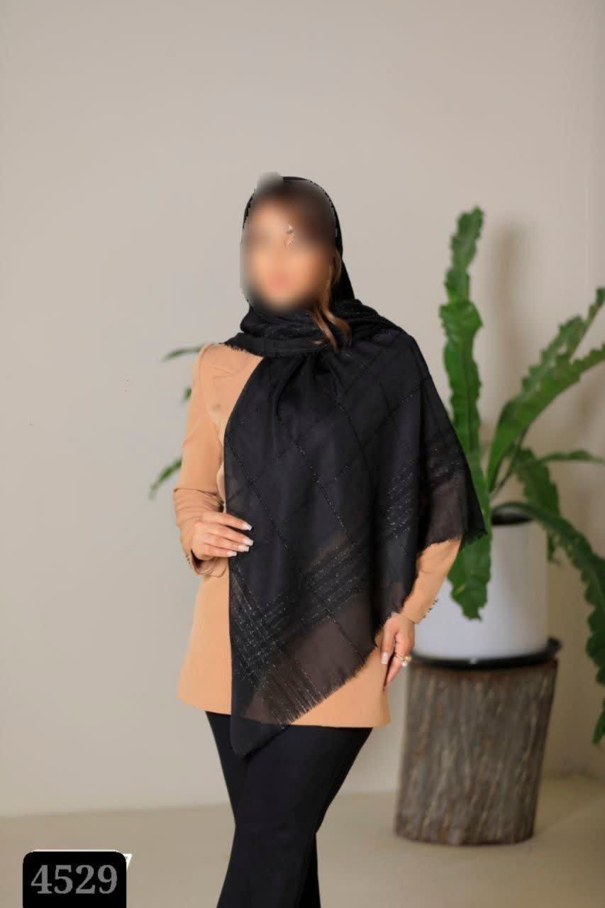 روسری نخی لمه دار سایز ۱۳۰