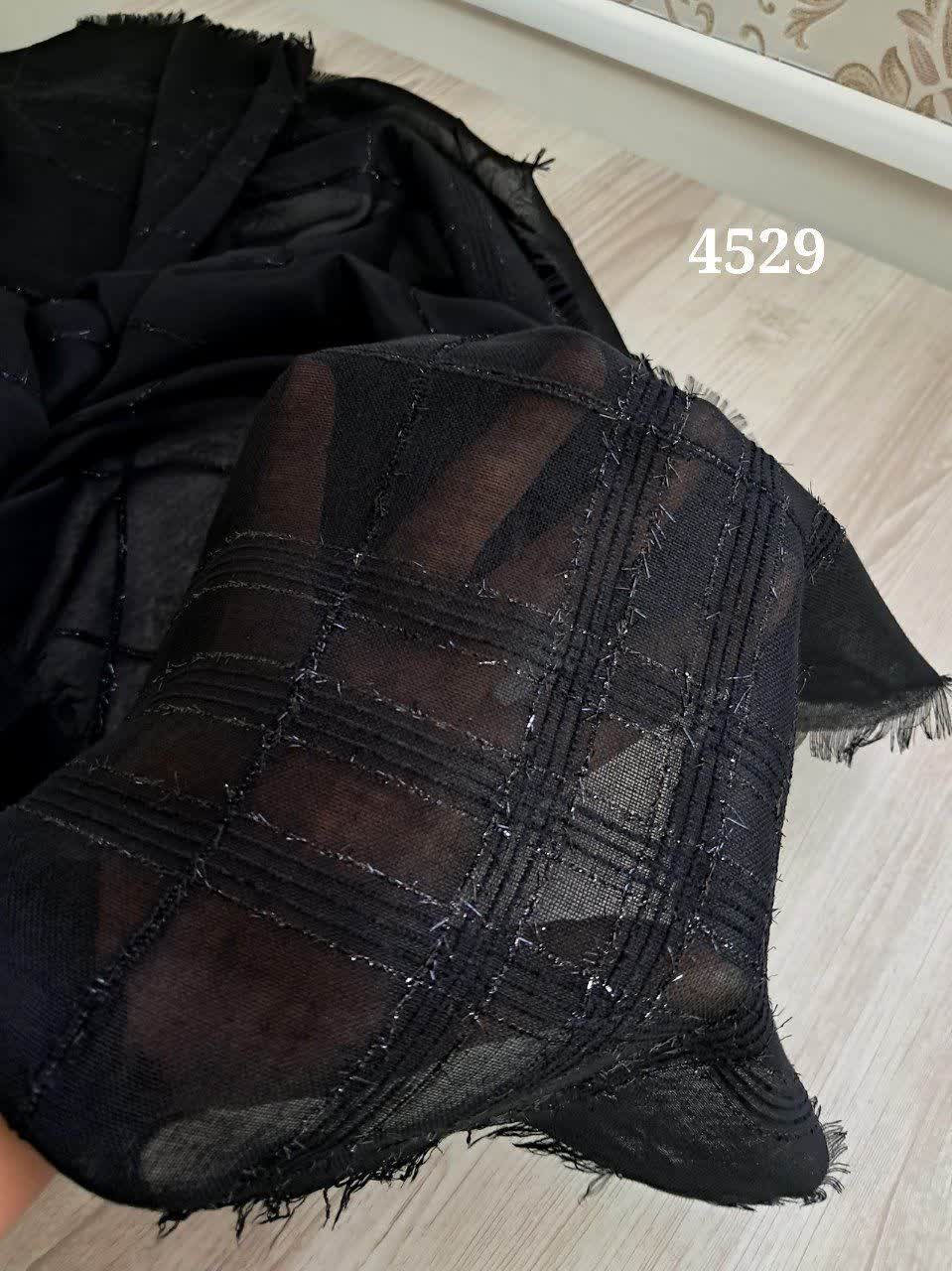 روسری نخی لمه دار ریشه پرزی سایز ۱۳۰