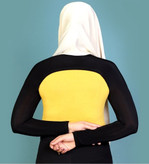 ساق دست کتفی (یکسره یا پشت گردنی) تریکو تک رنگ مشکی