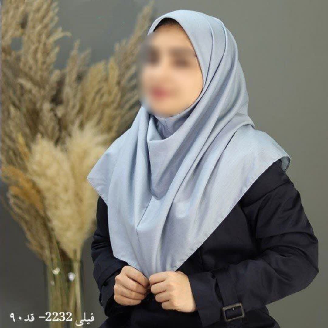 مقنعه نخی بروجرد رنگی سایز ۹۰